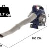 Aspirateur - Souffleur BullMach ZEFIRO 25 MAX - moteur thermique - 25,4 cm3 – Image 3