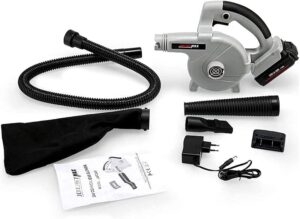 BZBZB Souffleurs Souffleur sans Fil Pratique, souffleur de Feuilles électrique 2 en 1 et aspirateur pour Nettoyer Les Poils d'animaux, Les Voitures, Les Meubles, Les