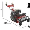 Ginko TT690 - Tondeuse débroussailleuse professionnelle à couteaux - Moteur Honda GX270 – Image 3