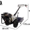Motoculteur BullMach GEO 50 L - moteur Loncin à essence de 196cm3 - 6.5CV – Image 3