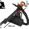 Souffleur aspirateur à feuilles BLACK+DECKER BEBLV301-QS, 3 en 1 – Image 4