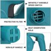 Souffleurs sans fil Souffleur d'air électrique sans fil Aspirateur Collecteur de poussière pour feuilles Outil électrique Souffleur Aspirateur (bleu) – Image 4