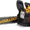 Tronçonneuse thermique CS 50S McCulloch : Tronçonneuse avec moteur de 2100 W, guide-chaîne de 45 cm, starter combiné intégré (N° d’art. 00096-73.003.01)